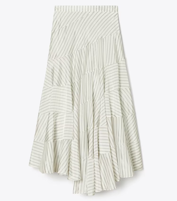 Asymmetrical Viscose Skirt