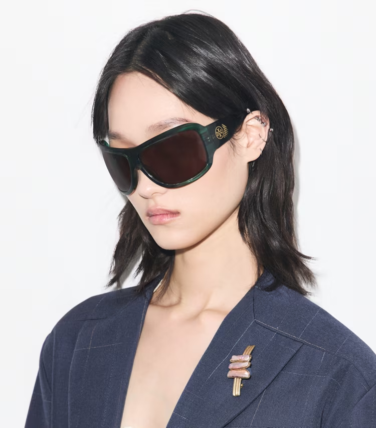 Runway Wrap Sunglasses - Image 4