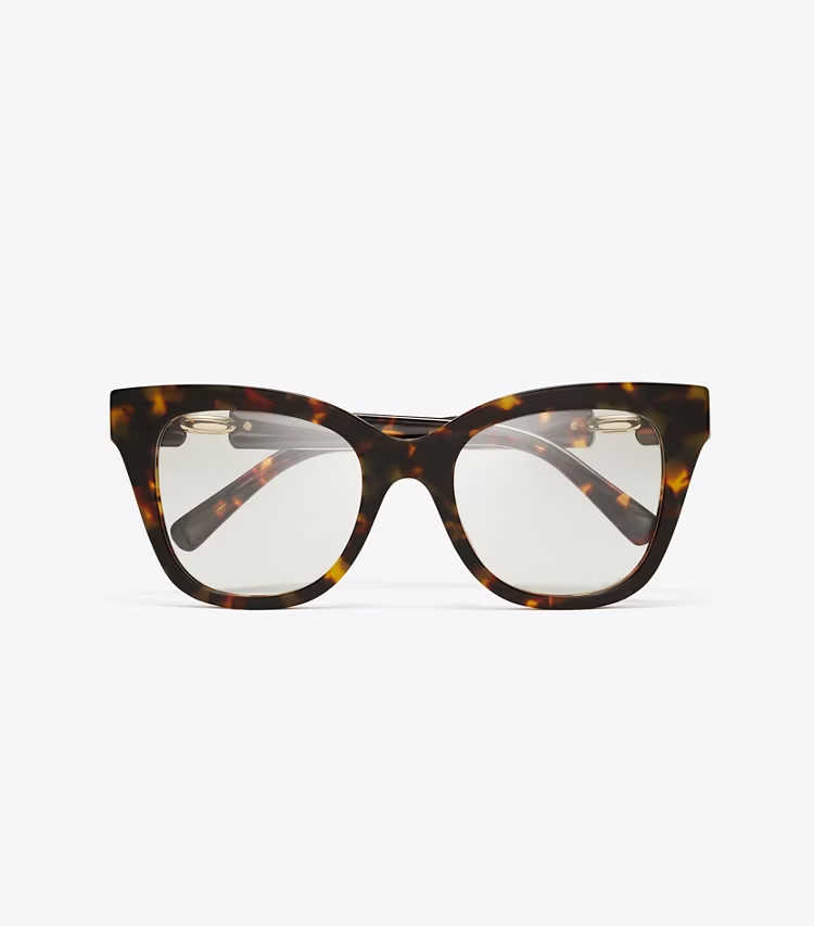 Pierced Oversized Cat-Eye Eyeglasses - Image 3
