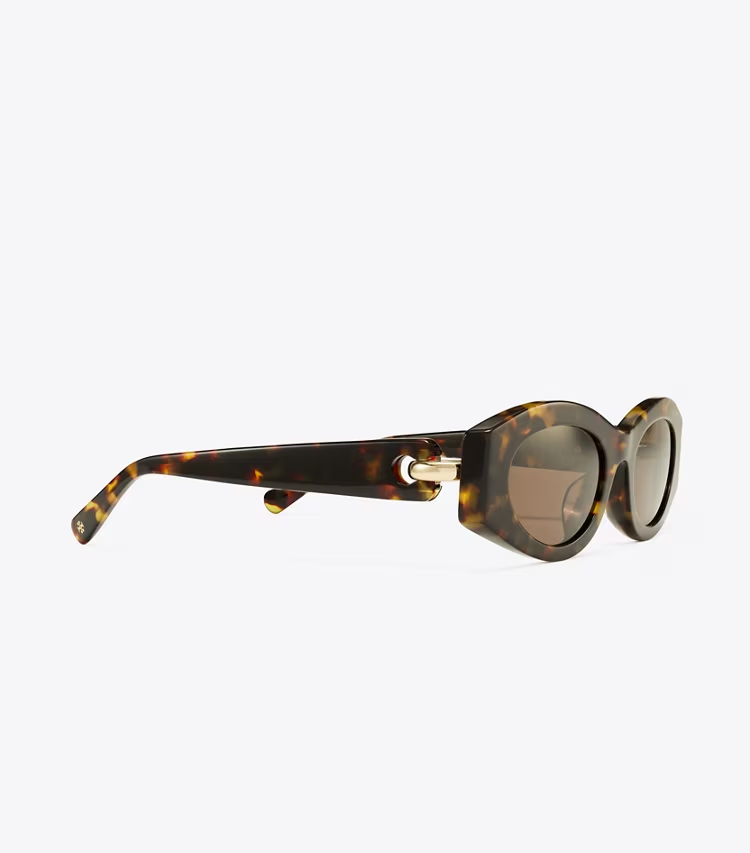 Pierced Oval Sunglasses - Image 2