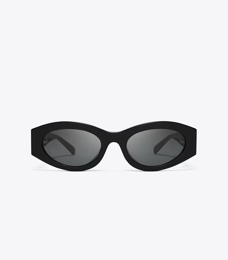 Pierced Oval Sunglasses