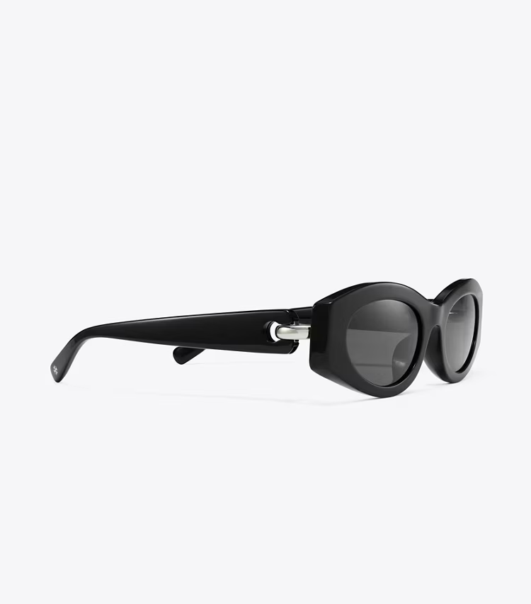 Pierced Oval Sunglasses - Image 2