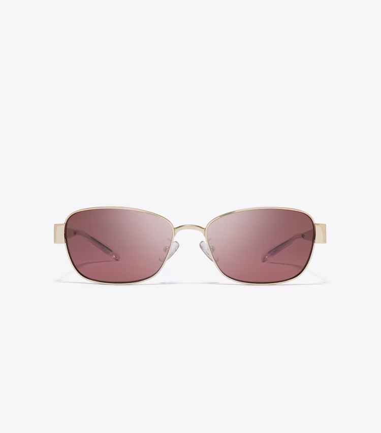 Miller Metal Rectangle Sunglasses