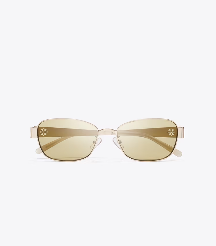 Miller Metal Rectangle Sunglasses - Image 3
