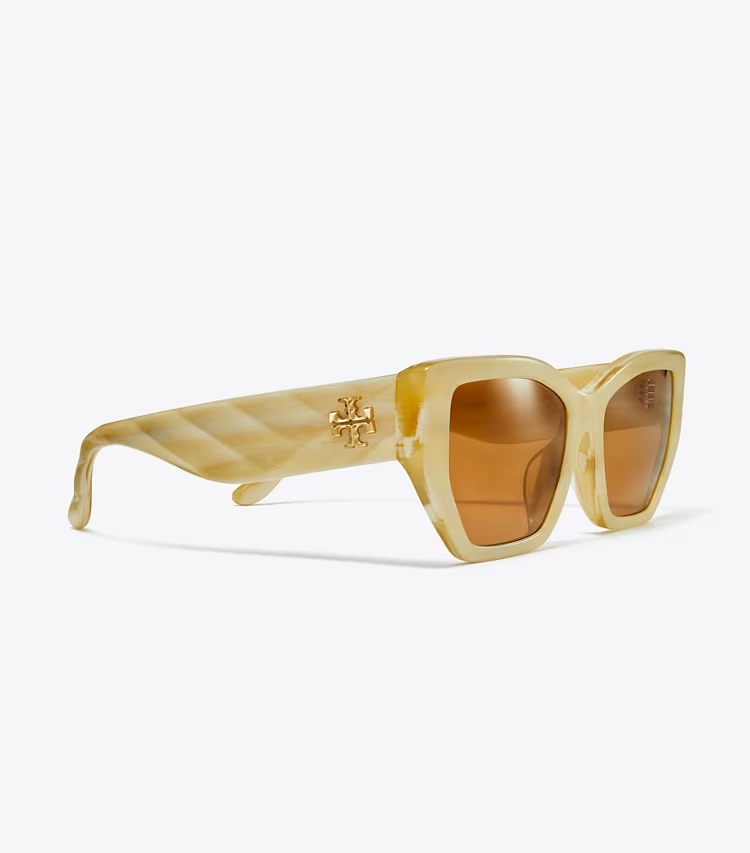 Kira Oversized Geometric Sunglasses - Image 2