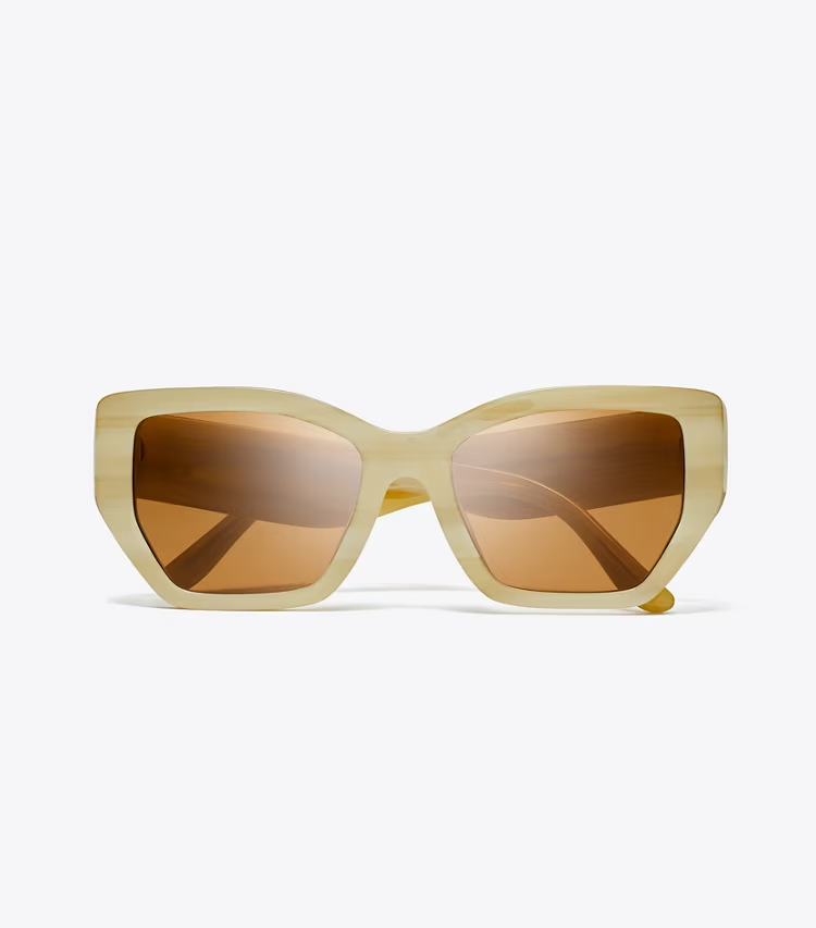 Kira Oversized Geometric Sunglasses - Image 3