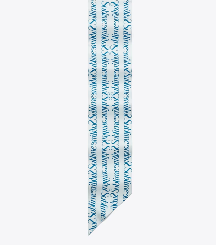 T Monogram Sublime Ribbon Tie - Image 2