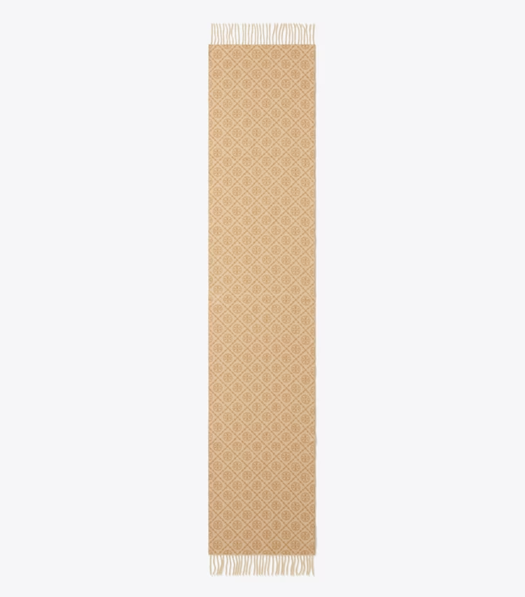 T Monogram Oblong Scarf