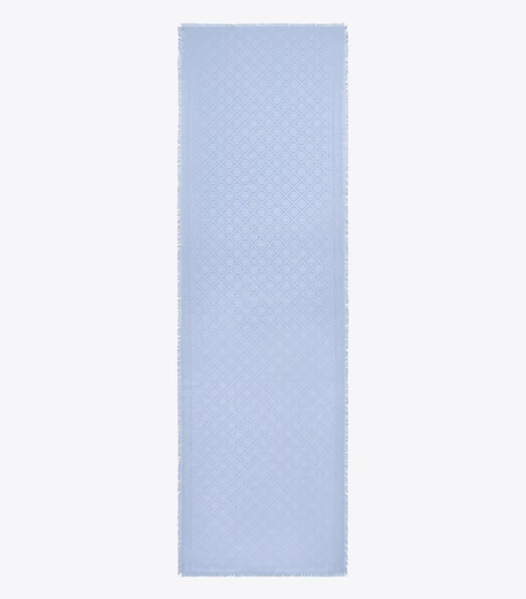 T Monogram Jacquard Oblong Scarf