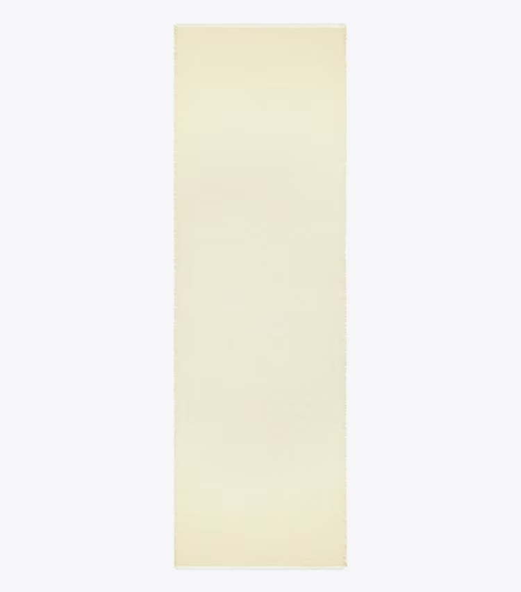 T Monogram Jacquard Oblong Scarf