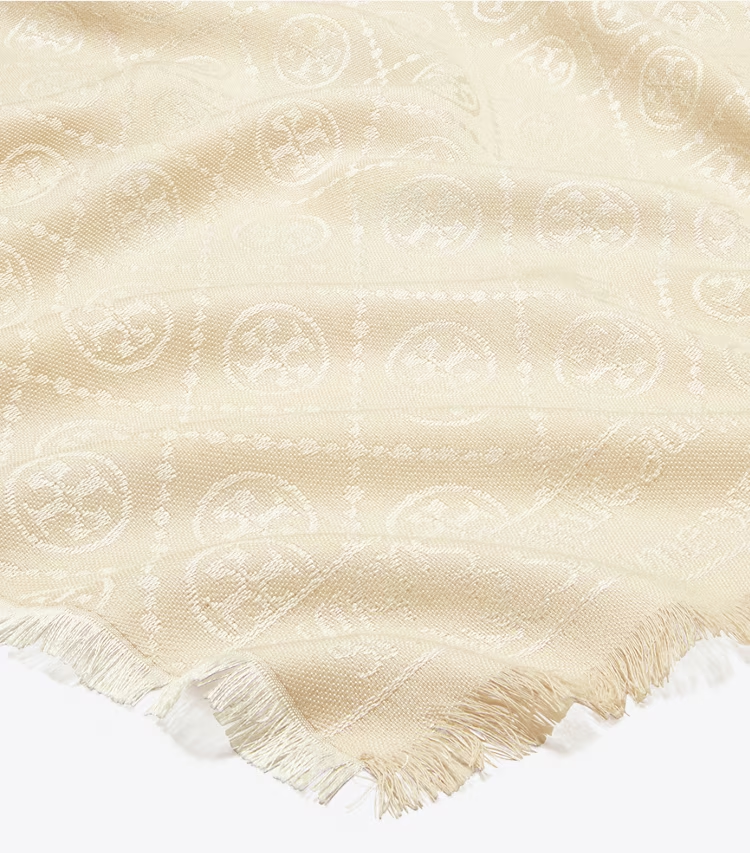 T Monogram Jacquard Oblong Scarf - Image 2