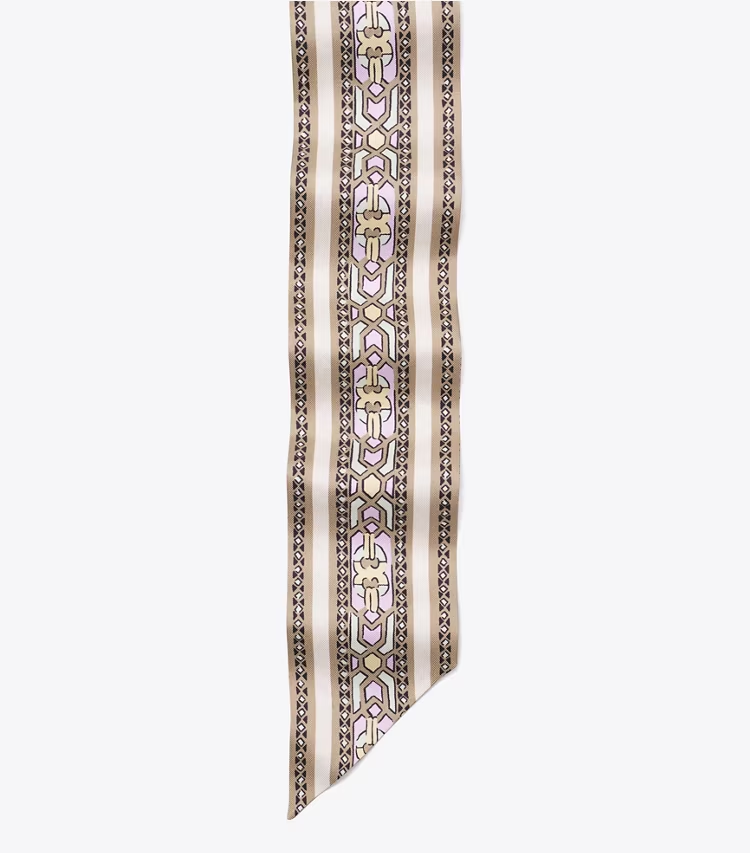 T Monogram Deco Ribbon Tie - Image 2