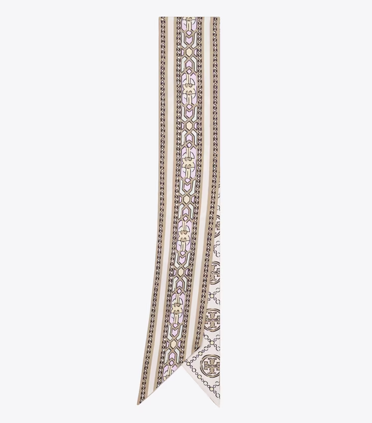 T Monogram Deco Ribbon Tie - Image 3