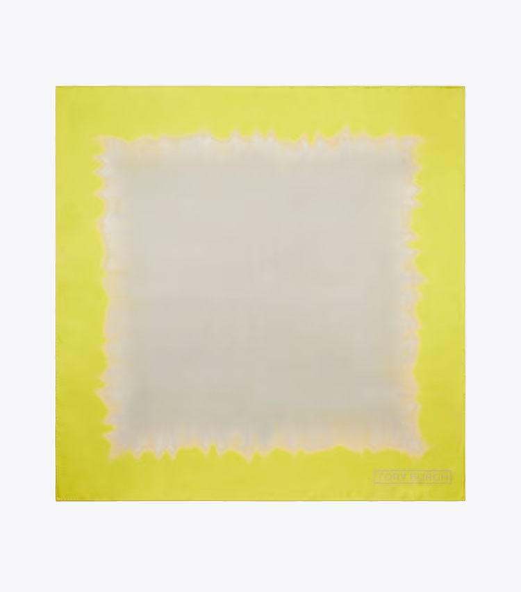 Tie-Dye Silk Square Scarf