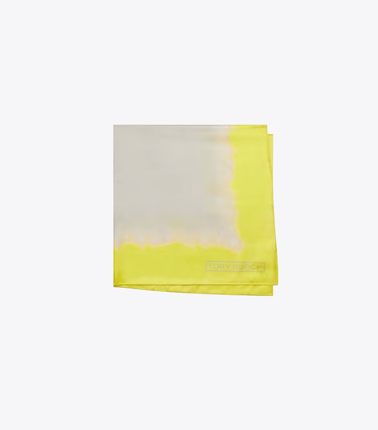 Tie-Dye Silk Square Scarf - Image 3
