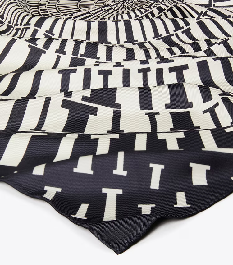 T Circle Silk Square Scarf - Image 2