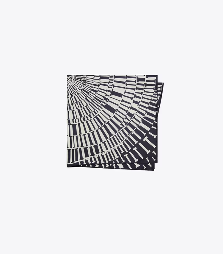 T Circle Silk Square Scarf - Image 3