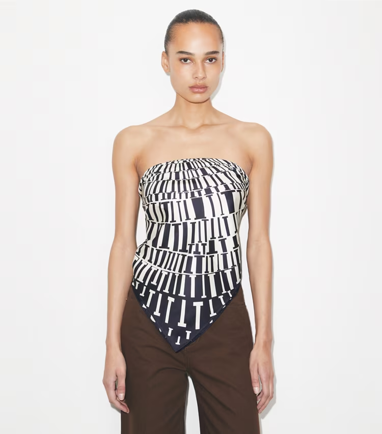 T Circle Silk Square Scarf - Image 4
