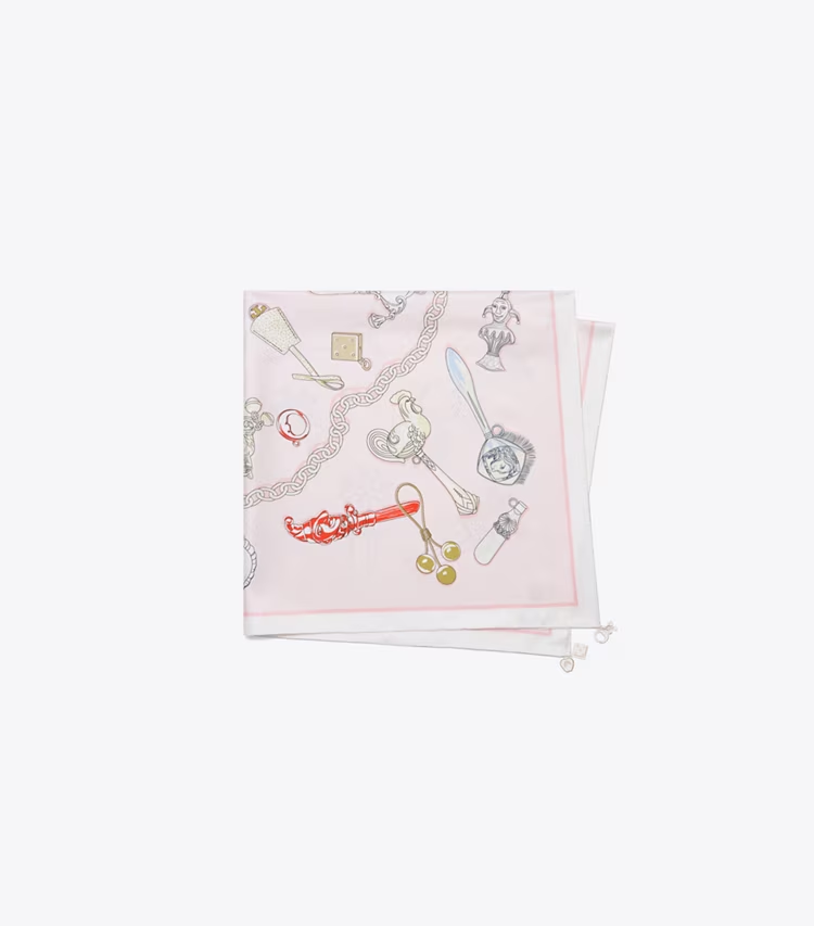 Rattles Silk Square Scarf - Image 3