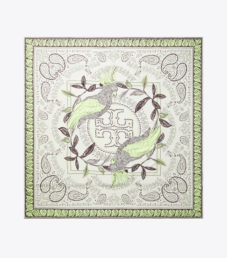 Oversized Cockatoo Bandana Square Scarf