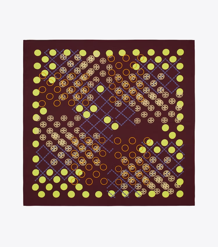 Dotted T Monogram Neckerchief