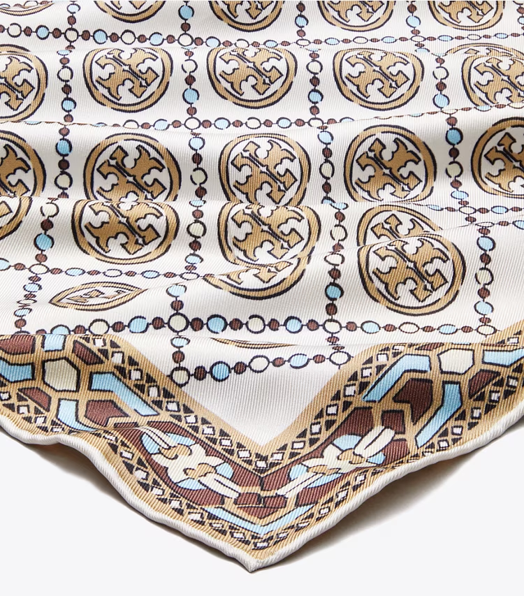 Deco T Monogram Neckerchief - Image 2