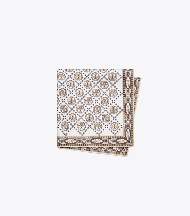 Deco T Monogram Neckerchief - Image 3