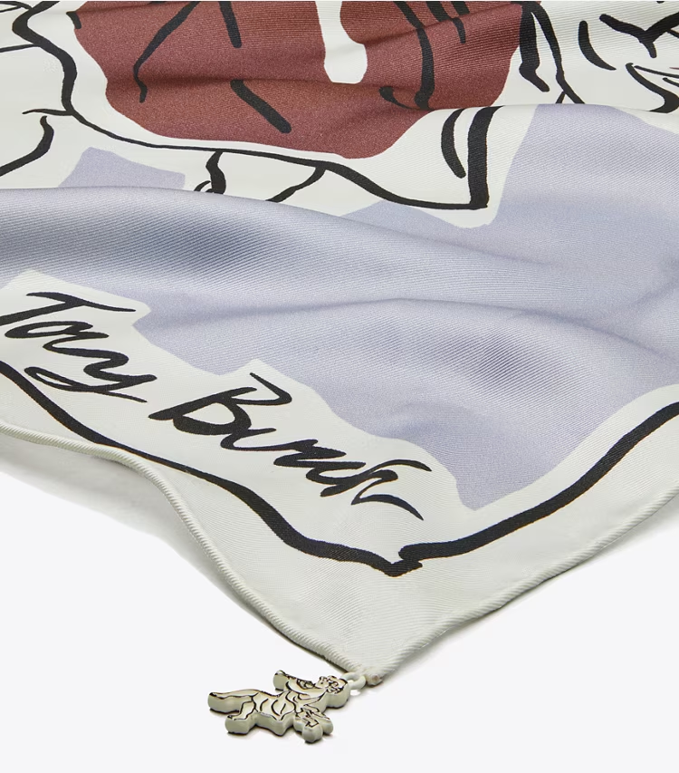 Cherubs Silk Square Scarf - Image 2
