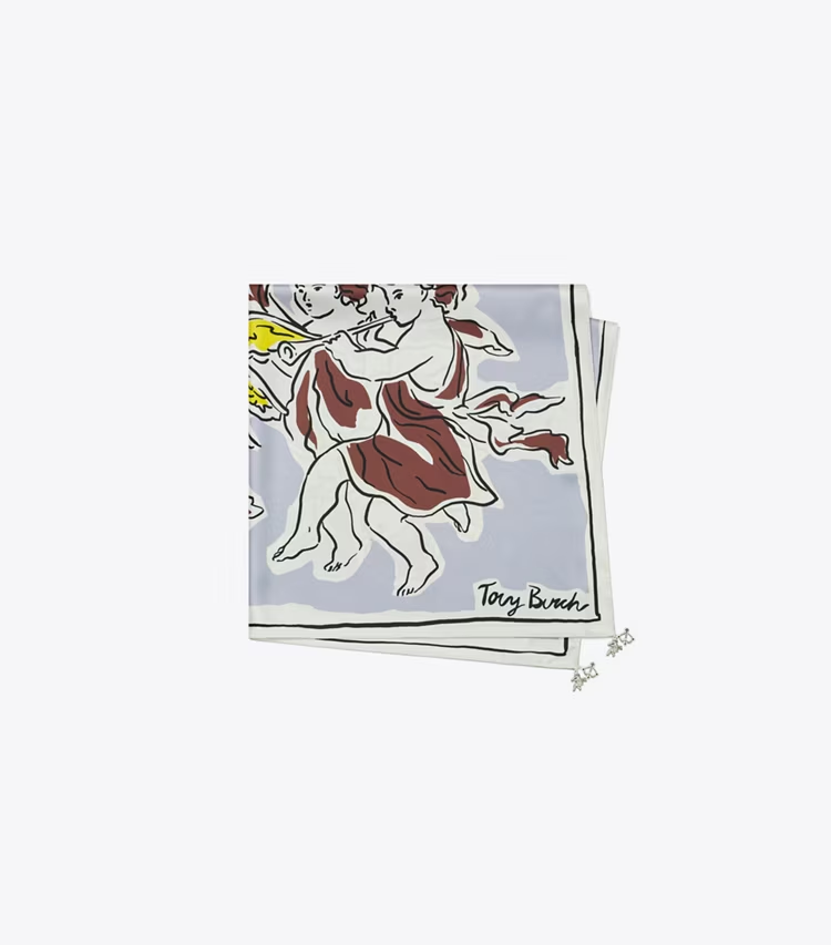 Cherubs Silk Square Scarf - Image 3