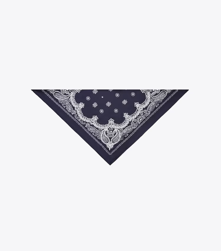 Beaded Bandana Triangle Scarf