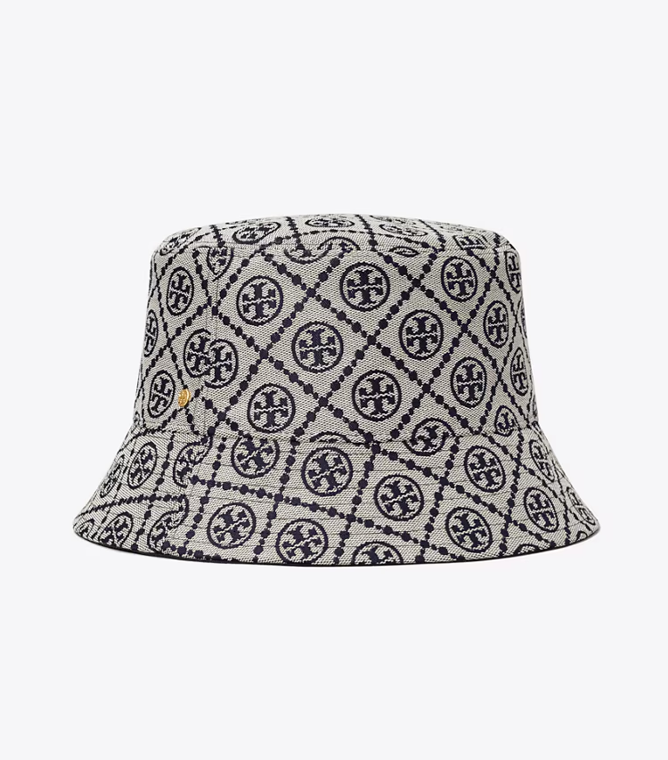 T Monogram Short-Brim Bucket Hat