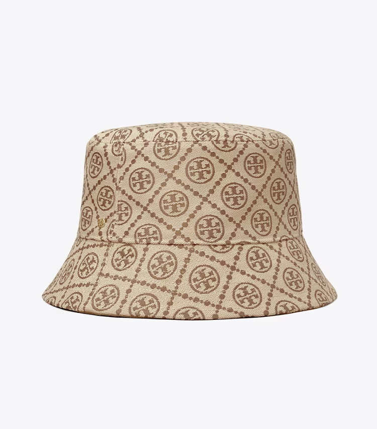 T Monogram Short-Brim Bucket Hat
