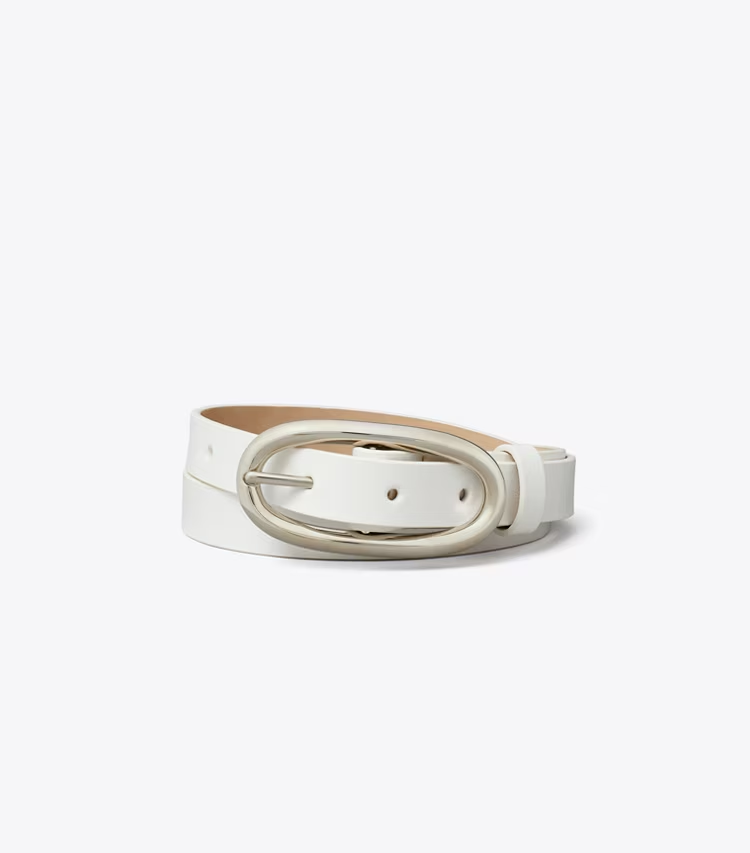 Pierced Large Buckle Belt