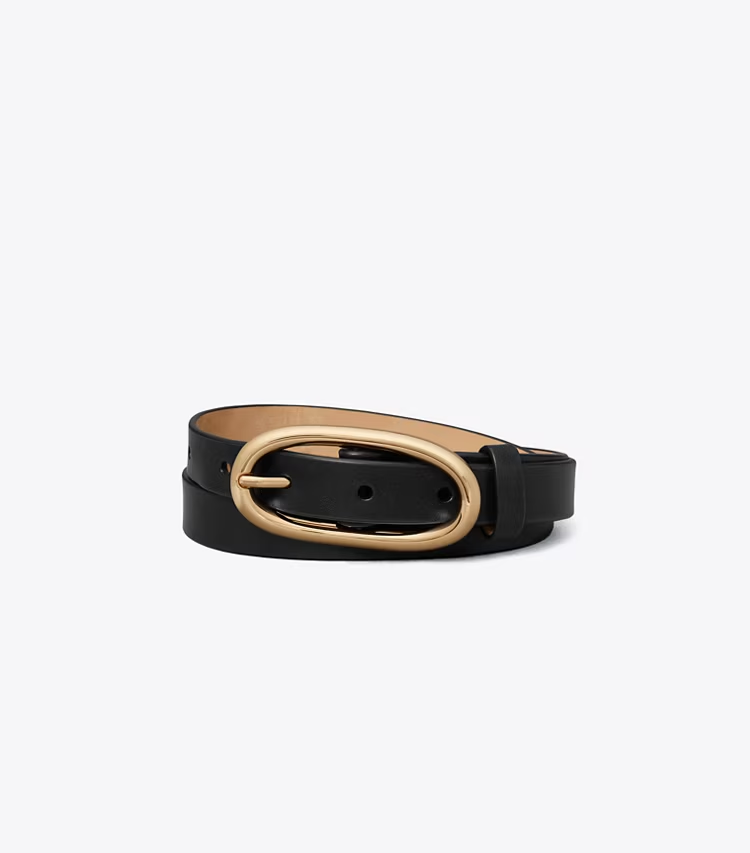 Large Pierced Buckle Belt