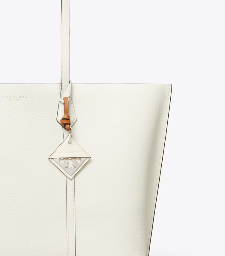 Hidden Logo Croc-Embossed Key Charm - Image 2