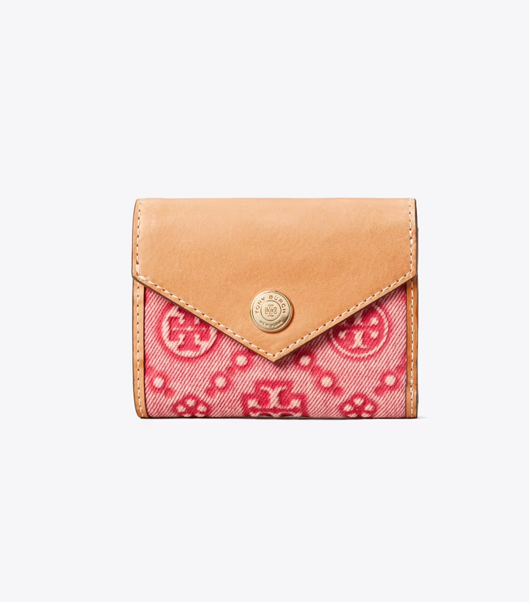 T Monogram Denim Small Wallet - Image 2