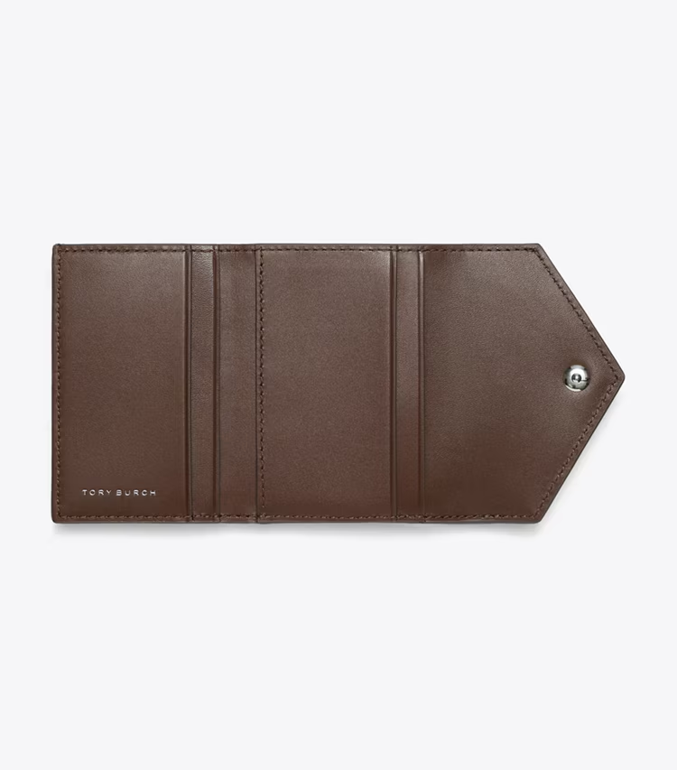 T Monogram Contrast Embossed Small Envelope Wallet - Image 4