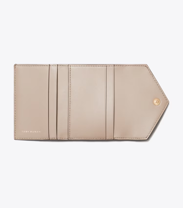 T Monogram Coated Jacquard Envelope Small Wallet - Image 4