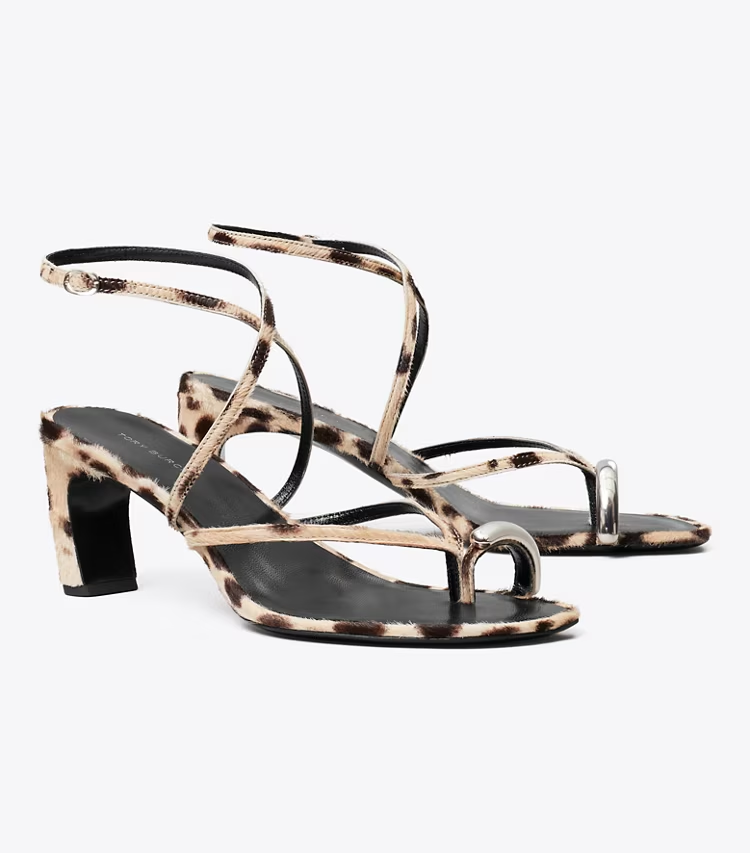 Pierced Strappy Heel Sandal 65Mm
