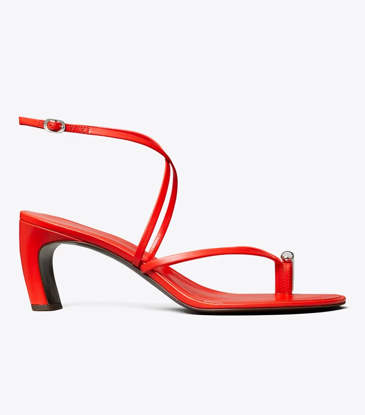 Pierced Multi-Strap Heeled Sandal - Image 3