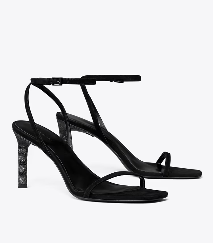 PavÉ Heeled Sandal