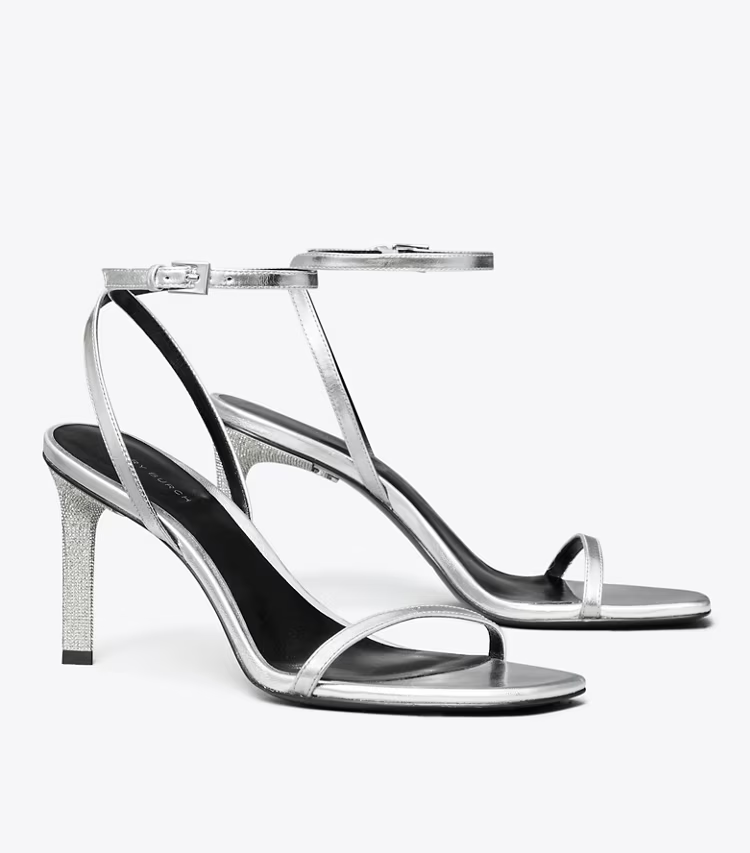 PavÉ Heeled Sandal