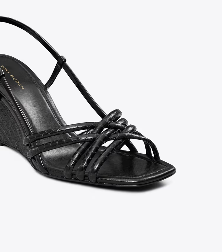 Multi-Strap Espadrille Wedge Sandal - Image 3