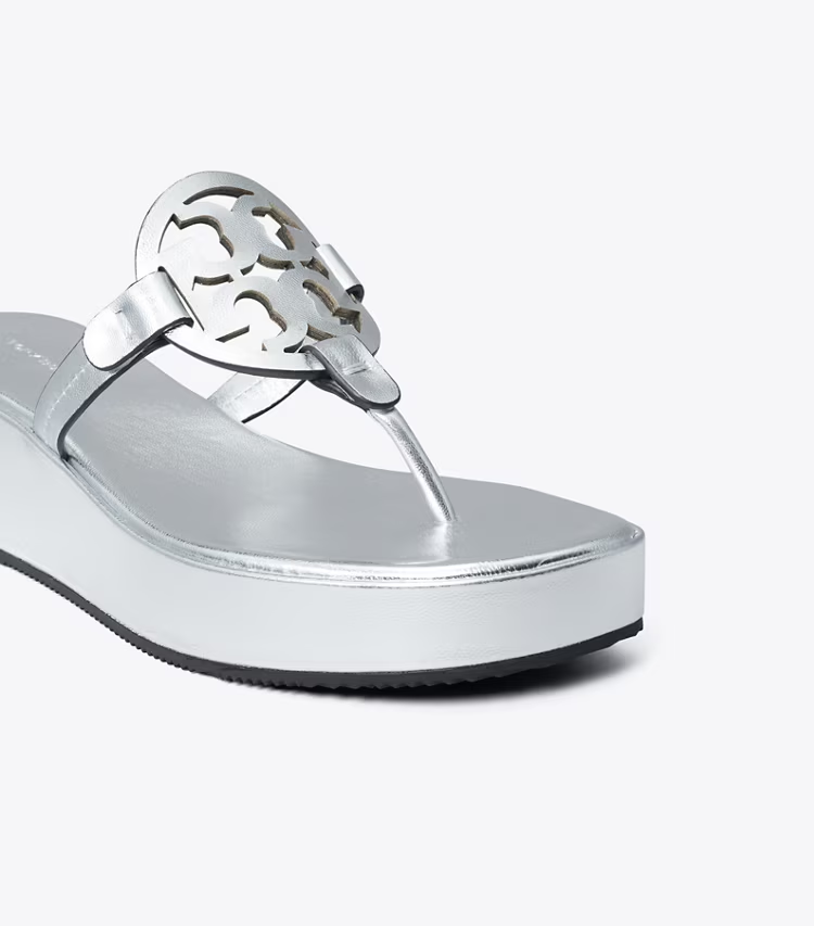 Miller Metallic Wedge Sandal - Image 4