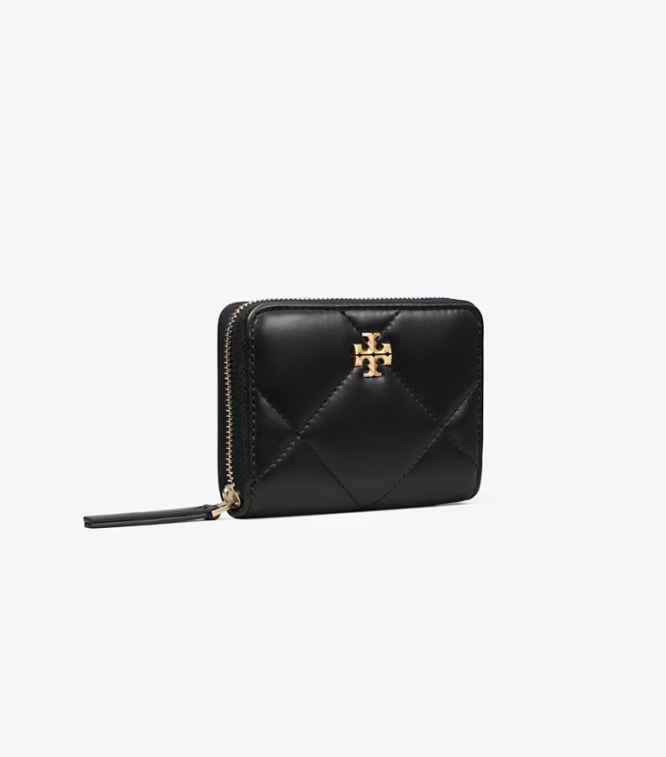 Small Kira Diamond Quilt Zip-Around Wallet