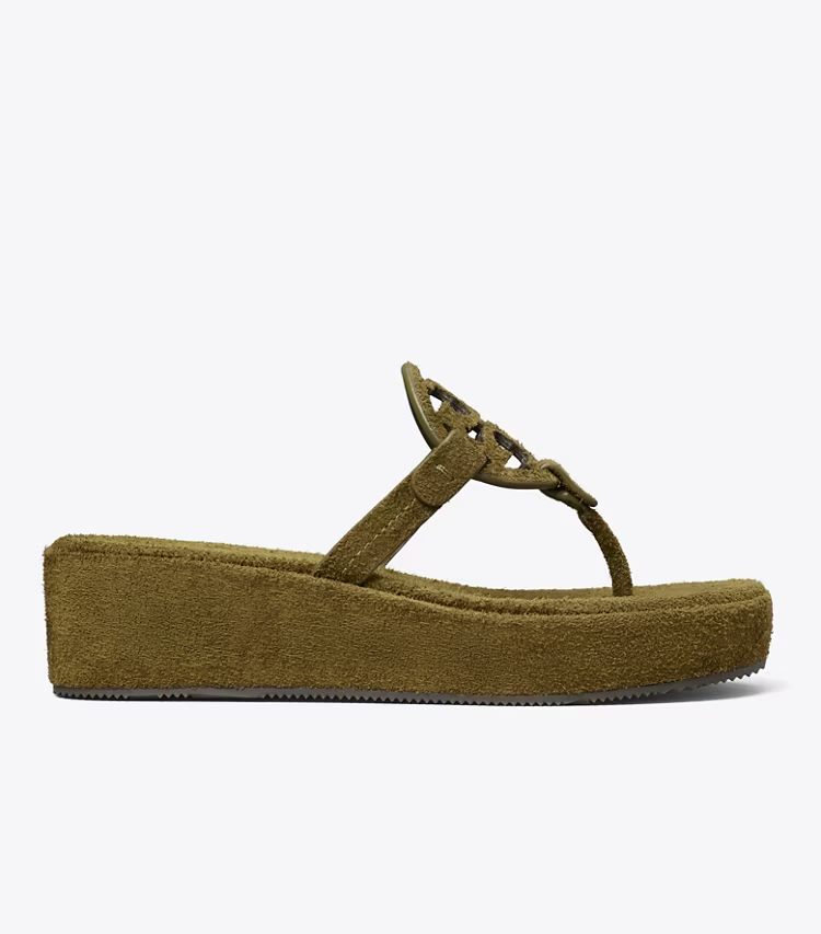 Miller Suede Wedge Sandal - Image 2