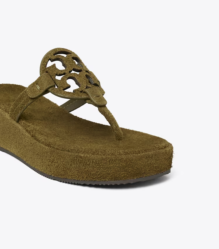 Miller Suede Wedge Sandal - Image 3