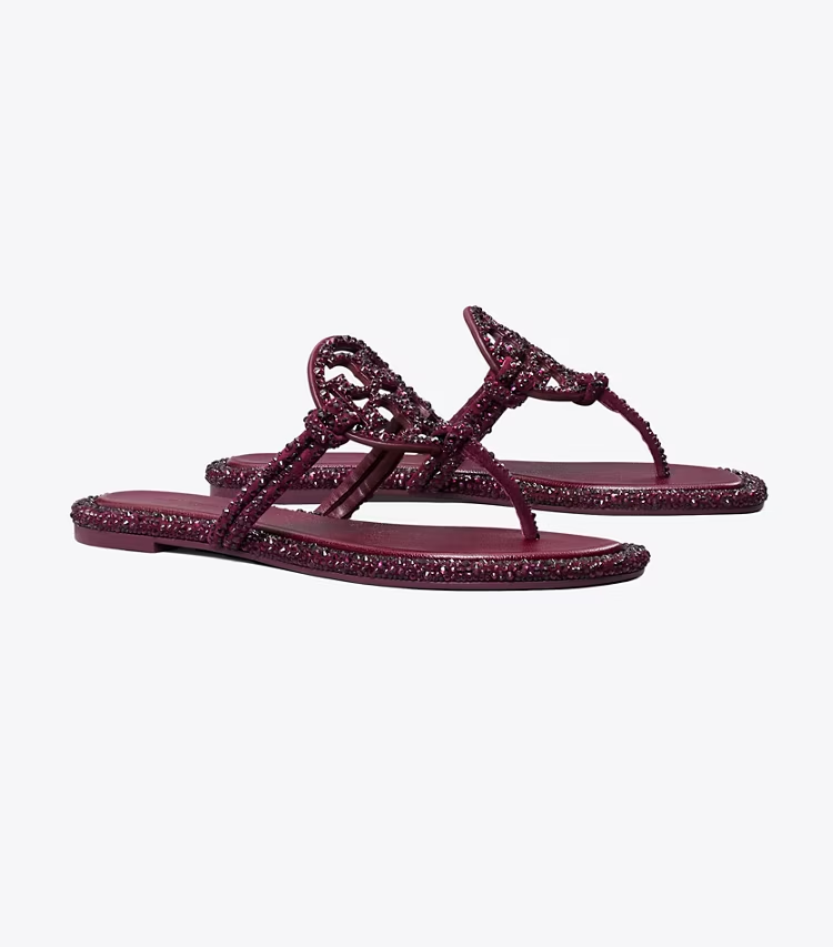 Miller Crystal Knotted Sandal