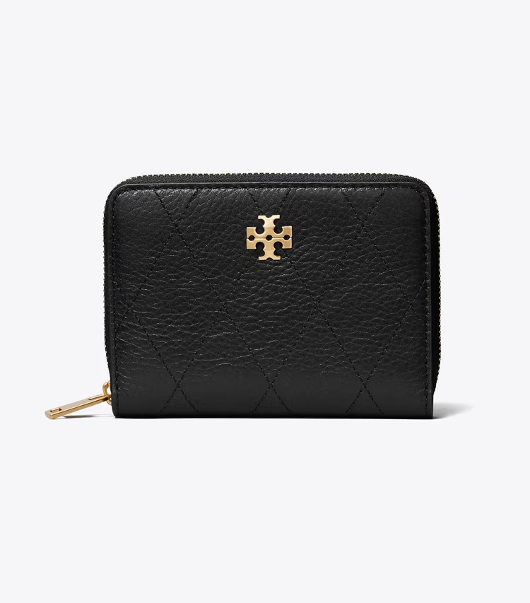 Small Charlie Quilted Zip-Around Wallet - Image 2