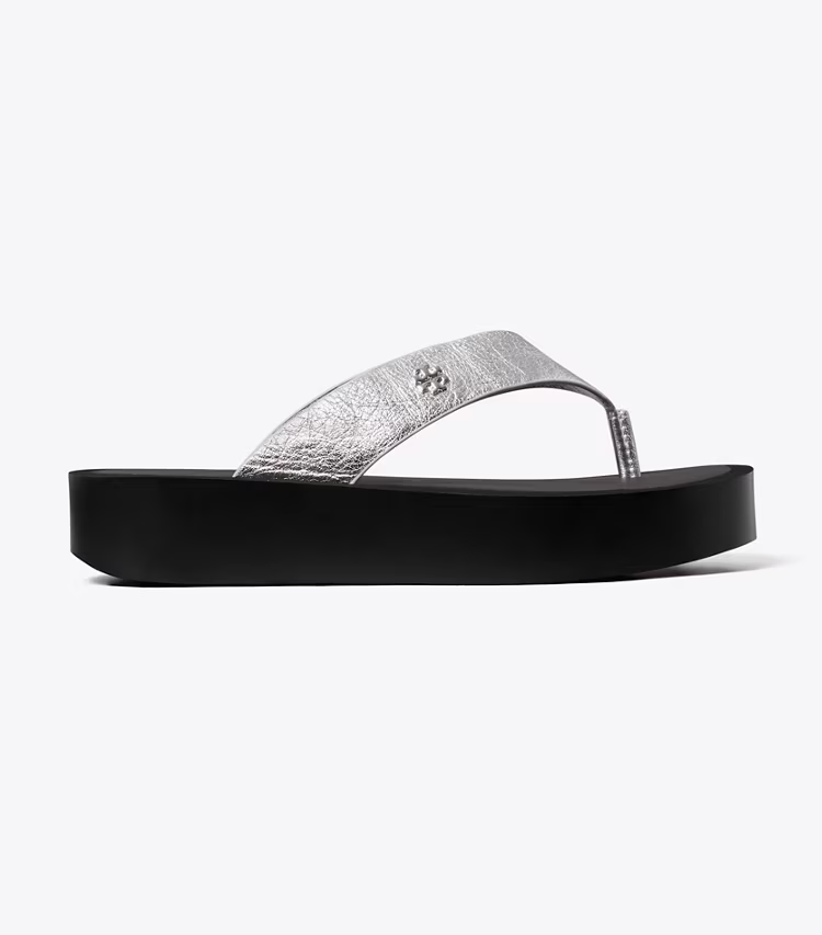 Leather Platform Flip Flop - Image 2